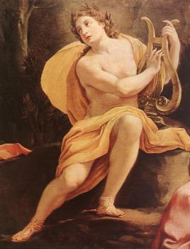 西矇 烏埃 Parnassus or Apollo and the Muses, detail